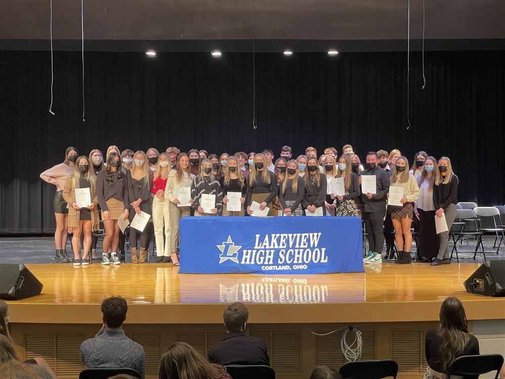  40 LHS Students Inducted into National Honor Society