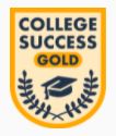  College Success Gold Award